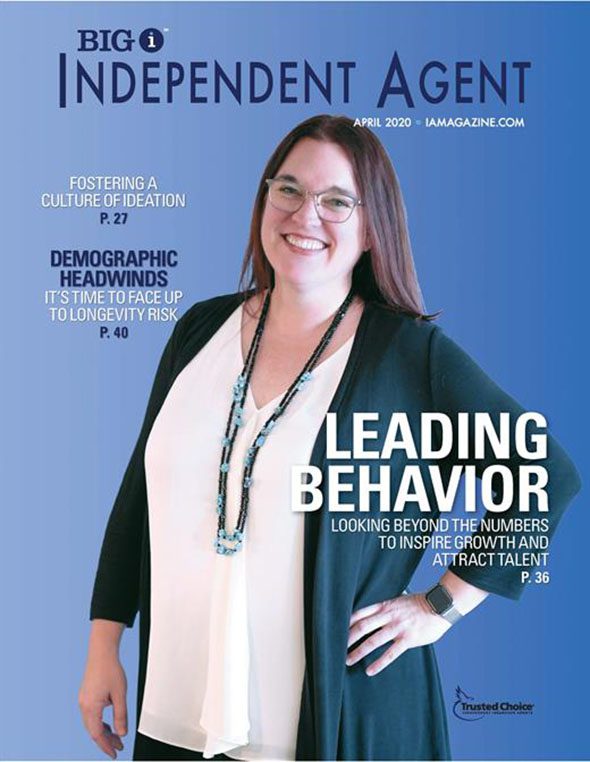About Our Agency - Independent Agent Magazine 2021 Front Cover Featuring Harbor Brenn Insurance